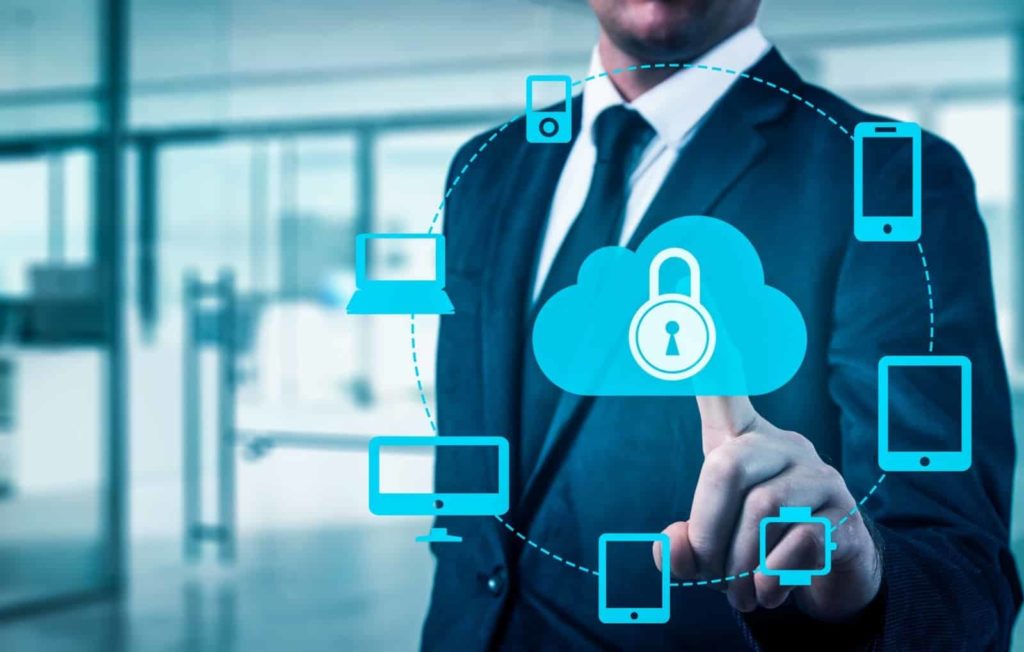 Protect Cloud Information Data Concept. Security And Safety Of Cloud Data | ITque
